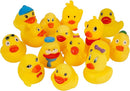 Set of 15 Duck Bath Toy Rubber Duckies, 2 Inches Bathtub Duck Set Squeak Rubber Floating Duck Baby Shower Bath Tub Pool Toys by TinyTreasures Baby Boutique