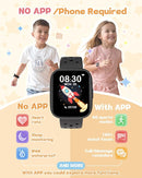 Kids Watch for Boys 5-12, Kids Smart Watch Fitness Tracker Pedometer, No Phone Needed, Puzzle Games with Parental Control, IP68 Waterproof, Heart Rate, Sleep Monitor, Step Counter, 80 Sports by TinyTreasures Baby Boutique