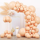 130pcs Pastel Orange Balloons Different Sizes 18" 12" 10" 5" Peach Latex Balloon Garland Arch Kit for Birthday Baby Shower Graduation Wedding Gender Reveal Party Decorations by CozyNest Decor