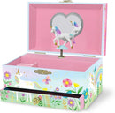Musical Unicorn Kids Jewelry Box - Girls Jewelry Box with Mirror, Unicorn Toys for Girls Age 4-6 by TinyTreasures Baby Boutique