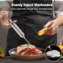 Meat Injector Syringe Kit with 3 Professional Marinade Injector Needles for BBQ Grill Smoker, Turkey and Brisket; 2-oz Large Capacity, Including Paper User Manual, Recipe E-Book (PDF) by GreenHaven Gardens