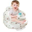 Little Angels Inflatable Seat with Tray for Toddlers 3-36 Months, Built-in Air Pump, Summer Baby Support Chair for Sitting Up by TinyTreasures Baby Boutique