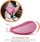 INFANZIA Kids Chin Supporting Travel Neck Pillow, Helps Support Head and Neck, Comfortably Designed for Head, Neck, and Chin Support - Gifts for Toddler/Child/Kids, Pink by TinyTreasures Baby Boutique
