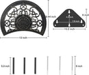 GOFORWILD Garden Hose Holder made of Stainless Cast Aluminum, Decorative Hose Butler Sturdy Water Hose Rack, Durable Wall Hose Hanger, Holds 125-Feet of 5/8-Inch Hose, Hose Reel, 7005 by GreenHaven Gardens