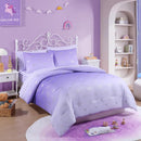 Full Size Comforter Sets with Sheets for Girls-7 Pieces Full Size Bedding Sets with Purple Comforter, Sheets, Pillowcases & Shams for Kids (Purple Butterfly, 76" X 86") by TinyTreasures Baby Boutique