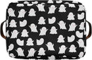 Storage Basket Bin Halloween Ghosts Organizer Basket Collapsible Shelf Basket Cube with handle for Nursery Bedroom Bathroom (white 24) by TinyTreasures Baby Boutique