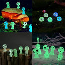 BEZALEL Glow in Dark Tree Elves, 28 Pcs Mini Fairy Garden Accessories, Luminous Ghost Micro Landscape Decorations, Miniature Glow Tree Spirits Outdoor for Bonsai Succulent Terrarium Decor by GreenHaven Gardens