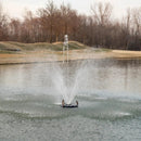 HALF OFF PONDS Floating Fountain – 1 HP Pond Aerator, 100' Cord – 15,000 GPH Water Pump – 13 Spray Patterns – Energy-Efficient for Large Ponds, Lakes & Water Gardens by GreenHaven Gardens