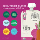 Serenity Kids 6+ Months Veggie Puree Baby Food Pouches - USDA Organic - No Sugary Fruits or Added Sugar - Allergen Free - 3.5 Ounce BPA-Free Packaging - Baby Food Pouch by TinyTreasures Baby Boutique