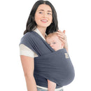 KeaBabies Baby Wrap Carrier - All in 1 Original Baby Carrier Newborn to Toddler Sling, Easy to Wear, Hands Free Bonding, Lightweight, Breathable Infant Wraps (Raven) by TinyTreasures Baby Boutique