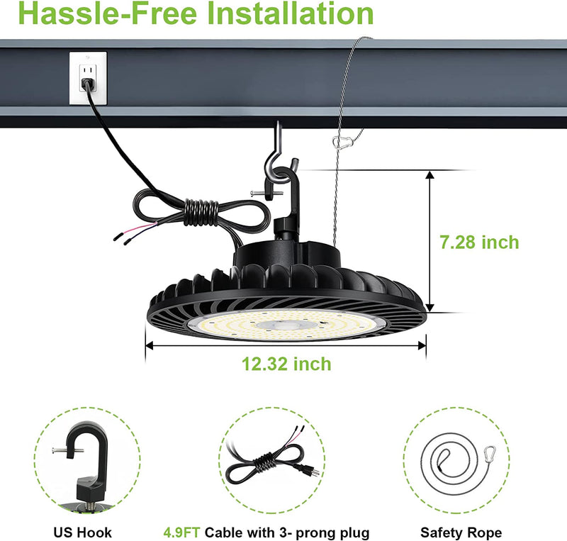 ACE series LED High Bay Light, Dimmable, ETL Listed