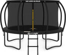JUMPZYLLA Trampoline Outdoor 8FT 10FT 12FT 14FT 15FT 16FT with Enclosure and Ladder, ASTM Approved Recreational Trampoline for Kids and Adults, Anti-Rust Coated Frame by TinyTreasures Baby Boutique