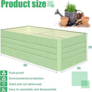 SnugNiture Galvanized Raised Garden Bed 6x3x2FT Outdoor Large Metal Planter Box Steel Kit for Planting Vegetables, Flowers by GreenHaven Gardens