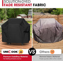 Unicook 53 Inch Grill Cover for Weber Spirit II 300 and Spirit 300 Series, Heavy Duty Waterproof Outdoor BBQ Cover, Fade Resistant Weatherproof Gas Grill Protector, Compared to Weber 7139 by GreenHaven Gardens