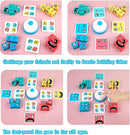 Wooden Face Changing Magic Cube Building Blocks Game Matching Expression Puzzle Toy Board Games for Family Night, Match Puzzles Geometric Educational Toys for Kids and Adults by TinyTreasures Baby Boutique