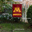 College Flags & Banners Co. Minnesota Gophers Garden Flag with Pole Stand Holder by GreenHaven Gardens