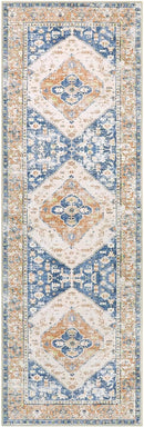 Lahome Boho 2x6 Hallway Runner Rug, Non-Slip Thin Washable Kitchen Rugs, Oriental Distressed Print Carpet Runner for Entryway Bedroom Bathroom Laundry by TinyTreasures Baby Boutique