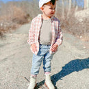 Douhoow Toddler Baby Plaid Jacket Baby Boy GIrl Flannel Hoodies Zip Up Hooded Fall Winter Outerwear Coat by TinyTreasures Baby Boutique