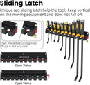 UNITEDPOWER Pry Bar Holder, Lockable Wall Mount Storage Rack Organizer for Workshop, Shed, Garage, Home, Stores up to 10 13 Tools or Extensions by GreenHaven Gardens