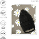 Encasa XO Ironing Mat/Pad (Large 48"x28") with 3mm Padding & Silicone Iron Rest for Steam Pressing on Tabletop or Bed - Heat Resistant, Portable, Quilting & Travel Blanket - Daisy Grey by CozyNest Decor