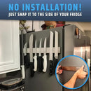 Premium Magnetic Knife Holder for Refrigerator that Doesn't Slide – 17 Inch Professional Double Sided Knife Strip for Fridge - Knife Rack/Knife Bar With Powerful Magnetic Pull Force (Upgraded Version) by CozyNest Decor