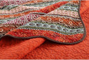 NEWLAKE Striped Classical Cotton 3-Piece Patchwork Bedspread Quilt Sets, King Size by CozyNest Decor