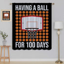 Basketball Blackout Curtains for Boy Girl Room Darkening Decor,Sports Themed Hoop and Many Basketballs Bedroom Living Room Home Rod Pocket Thermal Insulated Window Curtain/Drapes Panel,84x63 Inch… by TinyTreasures Baby Boutique