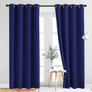 NICETOWN Blackout Curtain Panels 84 - Window Treatment Energy Saving Thermal Insulated Solid Grommet Blackout Drapes for Living Room (Navy Blue, 1 Pair, 52 by 84-Inch) by TinyTreasures Baby Boutique
