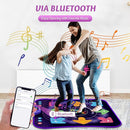 Dance Mat Toys for 3-12 Year Old Girls & Boys, Dance Mats with Light Up 8-Buttons & Wireless Bluetooth, Music Dance Toy with 5 Modes Game, Birthday Xmas Gifts for 3 4 5 6 7 8 9 10+ Year Old Girls Boys by TinyTreasures Baby Boutique