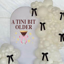 A Tini Bit Older Decal - Espresso Martini Theme Party Supplies Sticker, Martini Bar Party Decorations Birthday Decal, Tini Glass Sign Wall Sticker, Balloon Arch Background Wall Decoration by TinyTreasures Baby Boutique