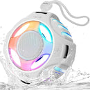 comiso Shower Bluetooth Speaker, IPX7 Waterproof Speaker with Multiple Light, Floating, Wireless Speakers with Punchy Bass and Loud HD Sound 2000mAh for Travel Beach Shower, Gift for Men, Women by TinyTreasures Baby Boutique