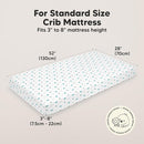 KeaBabies 2-Pack Organic Crib Sheets for Boys, Girls - 52x28 Fitted Crib Mattress Sheet Neutral, Breathable Jersey Cotton Cover for Baby Bed, Toddler Mattress, Soft & Cute Prints (Space Quest) by TinyTreasures Baby Boutique