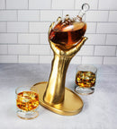 Football Decanter with 2 Football Whiskey & Wine Glasses - Perfect For Superbowl, Father's day Gift, Gift for Husband - Made for Liquor, Scotch, Whiskey and Bourbon 750ml, Rugby Gifts Clear