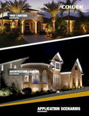 COLOER Die-cast Brass Landscape SpotLights Outdoor, 12V AC/DC Low Voltage Adjustable Yard Lighting, IP65 Waterproof Garden Patio Trees Spot Up Light(103B, Bronze, 6-Pack Without Bulb) by GreenHaven Gardens