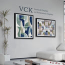 VCK 22x28 Poster Frame Set of 3 - Black,Solid Wood Picture Frames, Textured Exclusive Wall Gallery Frame by CozyNest Decor