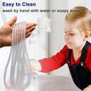 Chew Necklaces for Sensory Kids, 12 Pcs Clear Coil Chewy Necklaces Stretchy Bracelet for Boys Girls with Autism ADHD SPD,Oral Motor Chewable Necklace Reduce Anxiety and Fidgeting Stress by TinyTreasures Baby Boutique