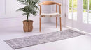 Unique Loom Rosso Collection Vintage, Traditional, Bohemian, Geometric, Distressed, Southwestern Area Rug (2' 7 x 10' 0 Runner, Gray/Ivory) by CozyNest Decor