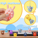 24 Pcs Party Favors for Kids, 3D Animal Pop Fidget Toys Bulk, Sensory Bath Suction Toys for Toddlers, Carnival Treasure Classroom Prizes Box Toys, Fidget Stocking Stuffers Birthday Party Gifts by TinyTreasures Baby Boutique