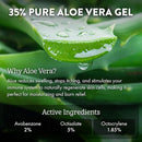 Aloe Up Sport Continuous Spray Sunscreen SPF 15 - Broad Spectrum UVA/UVB Sunscreen Protector for Face and Body - With Aloe Vera Gel - Fast Absorbing Sheer Formula - Reef Safe - Fragrance-Free - 6 Oz by TinyTreasures Baby Boutique