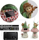 Garden Fairy Decor for Outside, Fairy Garden,Flower Fairy Outdoor Statue,Solar Powered Resin Ornaments,Patio Lawn Yard Porch, Garden Fairy Figurines for Home Garden Gifts,8.66inches Tall by GreenHaven Gardens
