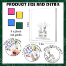SHLINCO Teacher's Day, End Of School Year Thank You Gift, Creative Diy Footprint Tree, Complete Diy Frameable Display Kit For School Walls And Teacher'S Lounges by TinyTreasures Baby Boutique