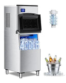 Commercial Ice Maker Machine 400 LBS/24H, Undercounter Large Ice Makers 250 LBS Storage Bin and 156 Ice Trays, Icemaker Machine with Touch Screen, Self-Cleaning for Bar/Cafe/Restaurant by CozyNest Decor