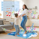 Frozen Toys Dance Mat for Girls - Electronic Dance Mat with Wireless Bluetooth for Children,Light Up LED Kids Musical Mat, Dance Floor Mat,Birthday Xmas Gifts for 3 5 7 9 10+ Year Old Girls Boys by TinyTreasures Baby Boutique