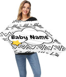Baby Car Seat Stroller Cover Nursing Cover New Mom Breastfeeding Scarf Soft Stretchy Infant Carrier Cover Car Canopy Coverage by TinyTreasures Baby Boutique