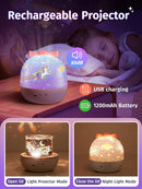 PIKOY Kids Toys for Girls Gifts, 15 Films Light Projector for Girls Toys Age 6-8, 15 Soothing Music for Kids Toys 0-10,Star+Unicorn+Princess+Mermaid Projector Toddler Girl Toys, 1 Year Old Girl Gifts by TinyTreasures Baby Boutique