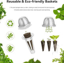 inbloom Herb Seed Pod Kit for AeroGarden, iDOO, Ahopegarden, MUFGA Hydroponic Growing System Indoor Garden, 12-Pod, 350+ Seeds Included Basil, Mint, Cilantro, Parsley, Shiso, Chicory, Liquorice by GreenHaven Gardens