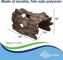 Aquascape 78324 Koi Predator Control Faux Log Fish Cave, Brown by GreenHaven Gardens