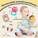nicknack Baby Crib Mobile with Music and Light, Musical Nursery Mobile for Infants Newborn Gift 0-12 Months, Babies Bassinet Mobile with Remote Control by TinyTreasures Baby Boutique