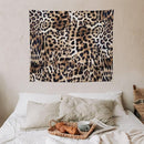 HZOHNAGO Leopard Print Tapestry Nature Wildlife Vintage Cheetah Fur Spot Animal Skin Wild Animals Spots Printed Wall Tapestry Painting Wall Hanging for Bedroom Living Room Dorm 60" W x 50" H by CozyNest Decor