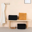 Large Storage Baskets for Shelves, Closet Organizers Bins for Clothes Blanket Towels, Baby Nursery, Toy Baskets Box, Woven Rope Baskets, 17 x 13 x 7.5”, 3 Packs Black by CozyNest Decor